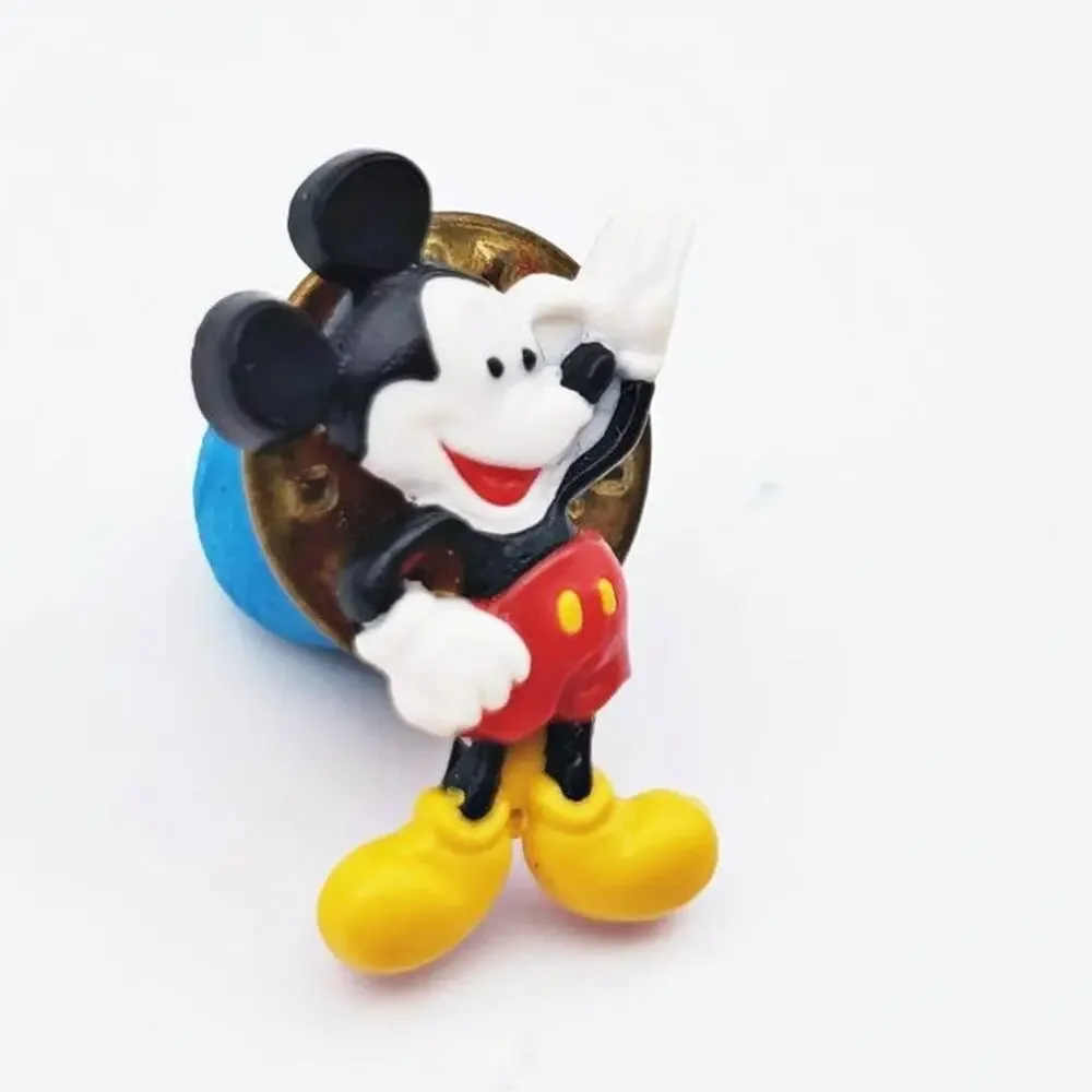 Disney Mickey Waving 3-D Small Pin Red/Yellow/White